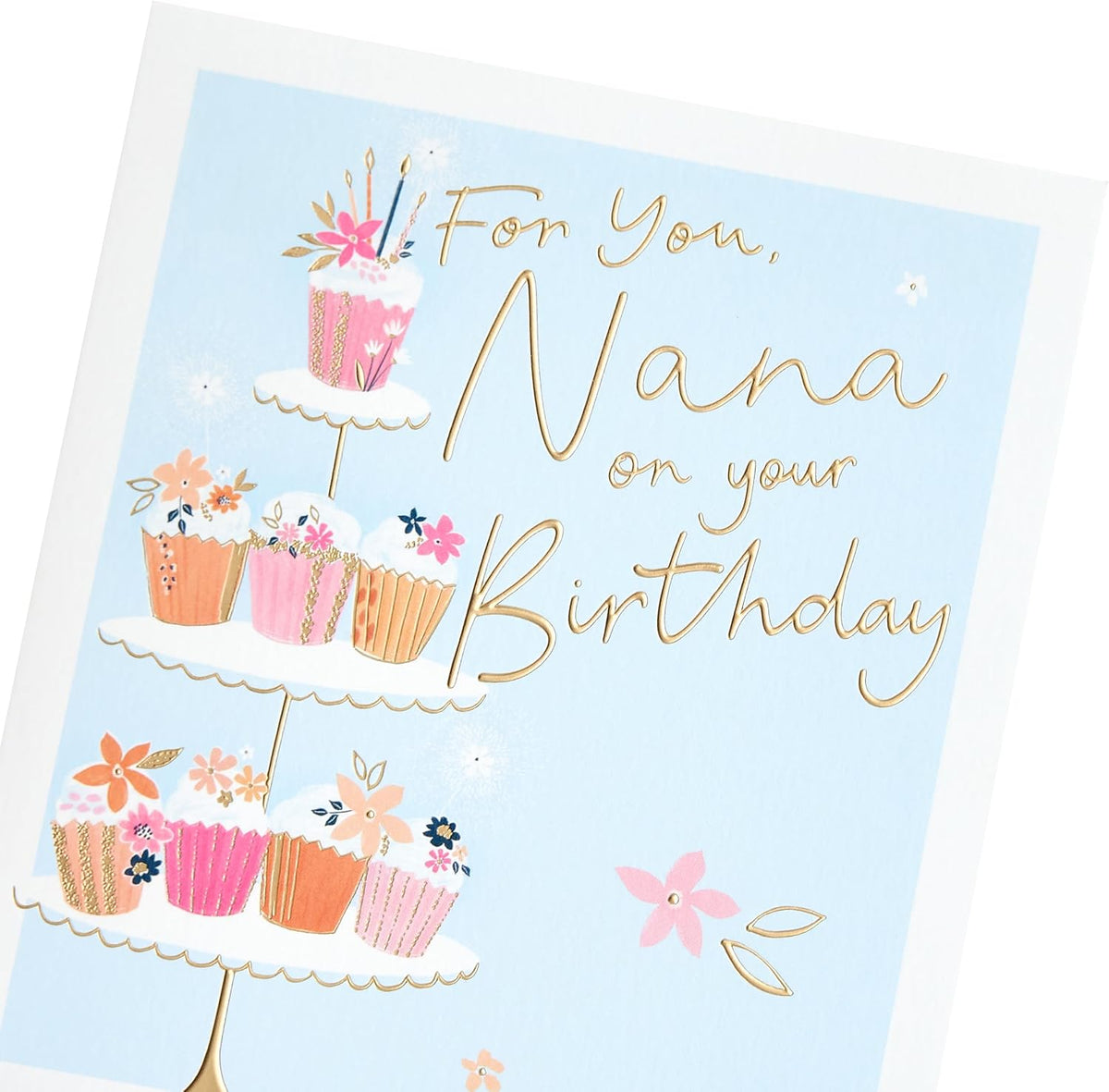 Cupcakes Design Nana Birthday Card