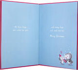 Cute Illustrated Owls Design Mum Christmas Card