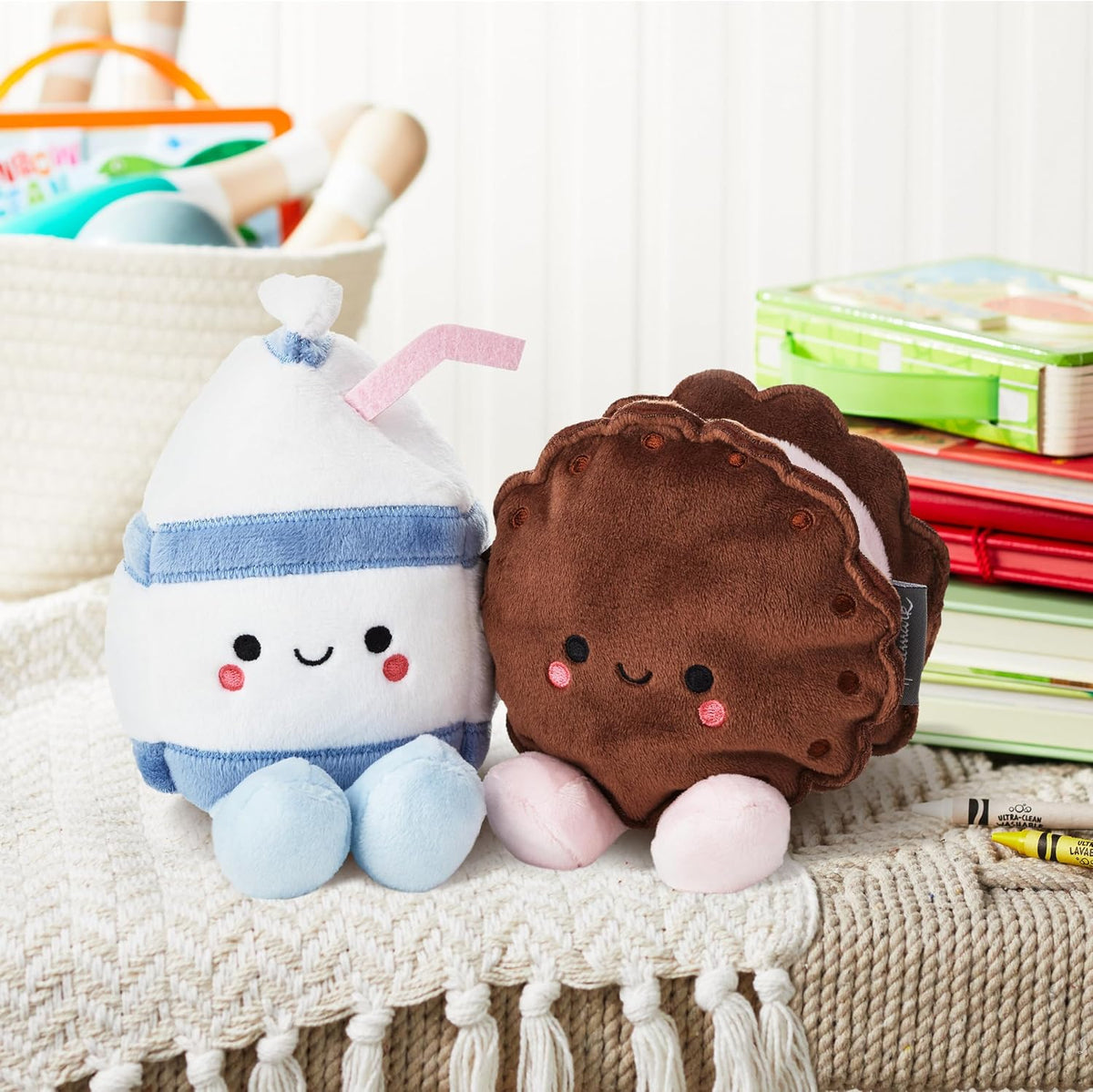 Better Together Milk & Cookie Magnetic Plush Pair