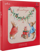 Peter Rabbit Pack of 10 in 2 Cute Designs Christmas Cards