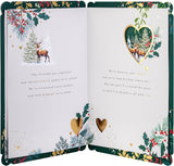 Traditional Illustrated Winter Forest Scene Design Husband Christmas Card