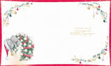 Bear With Box Of Decorations Wonderful Nana Christmas Card