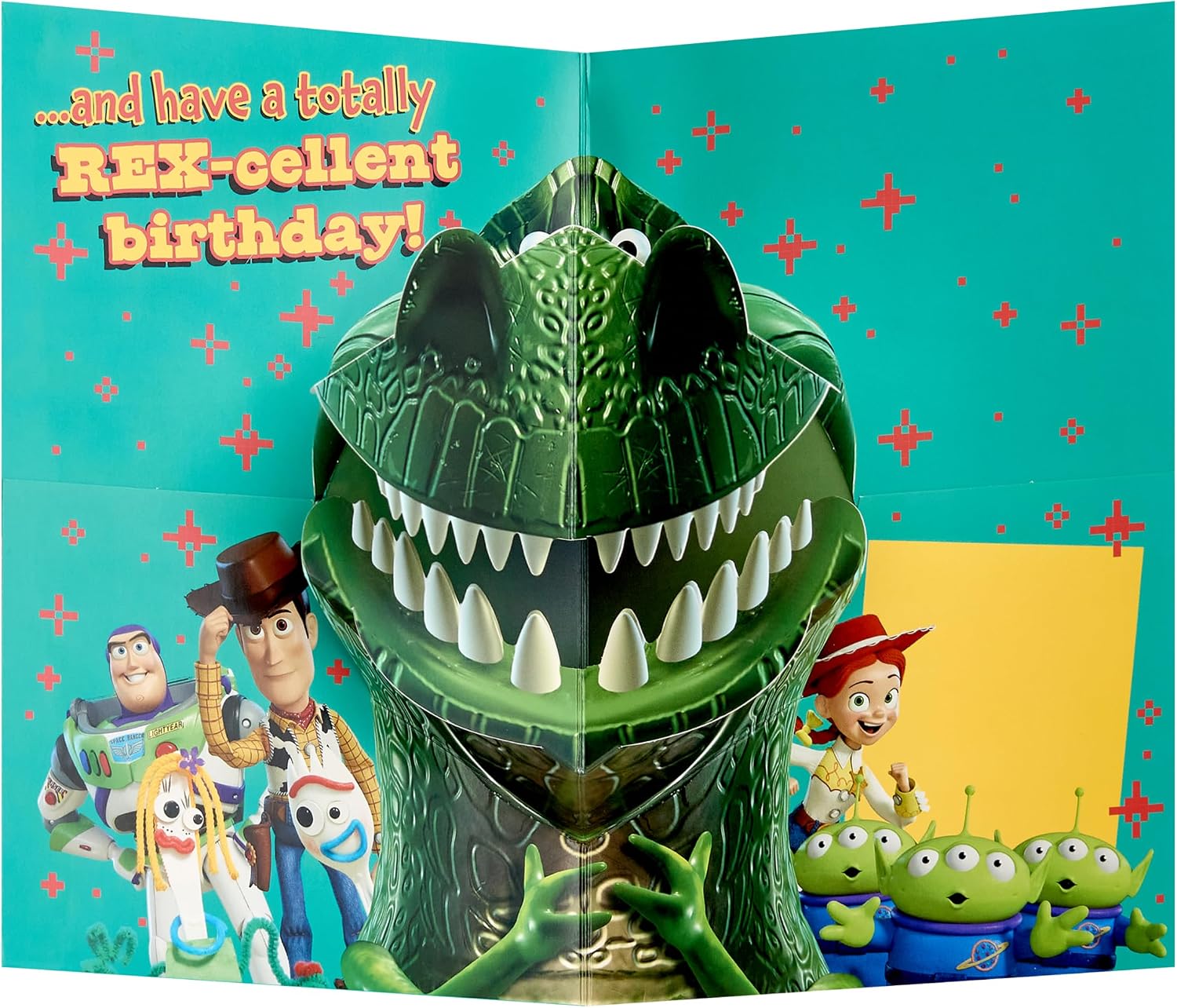 Rex Pop Up Design Grandson Birthday Card