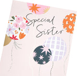 Balloon Design Sister Birthday Card