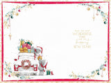 Bears Carrying Gifts Special Friends Christmas Card
