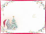 Bear Carrying Tree Special Dad Christmas Card