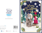 Bear Pulling Gifts On A Sledge To Both Of You Photo Finish Christmas Card