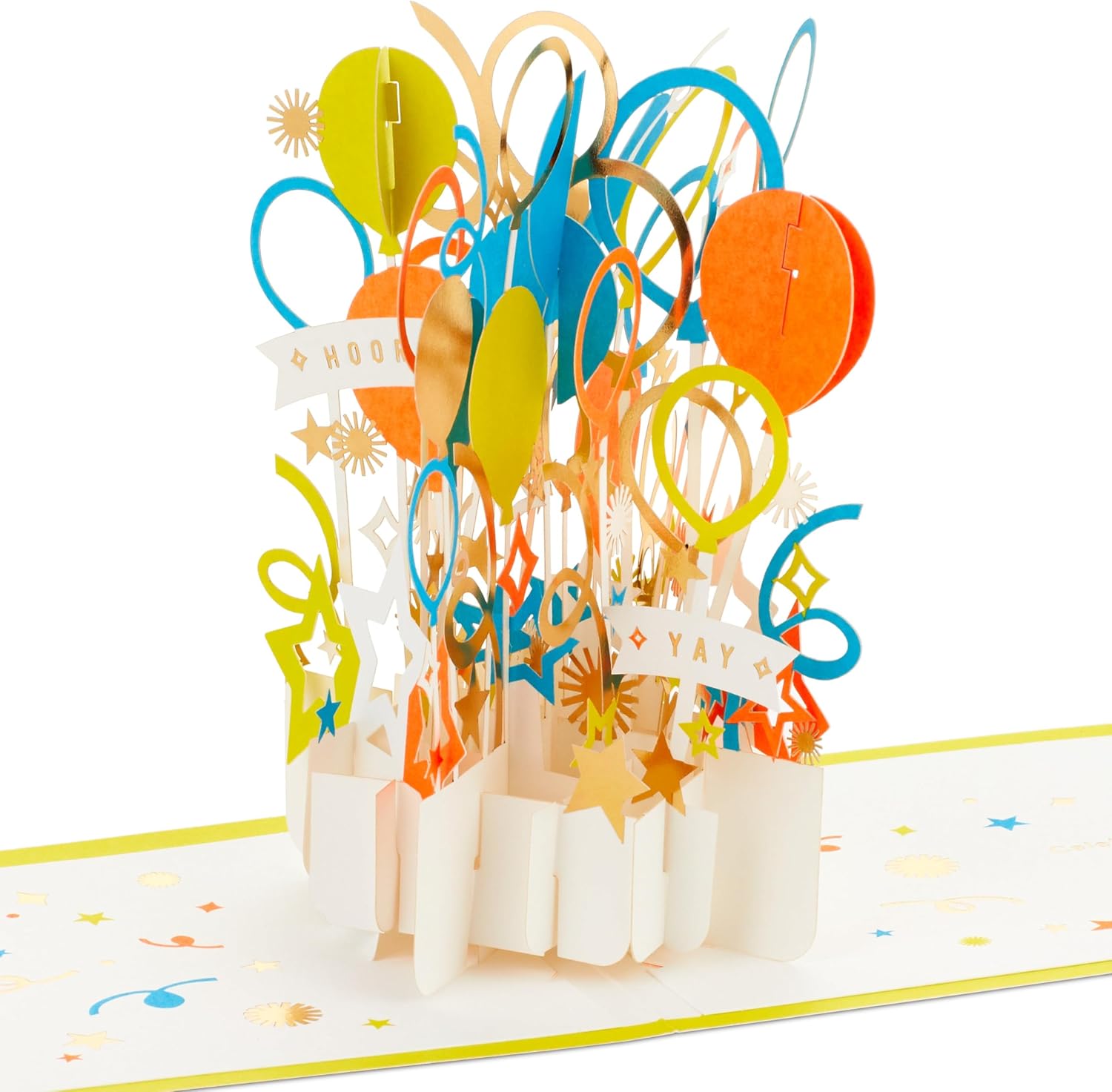 Paper Wonder Balloons Celebration 3D Pop Up Party Card Signature Collection 