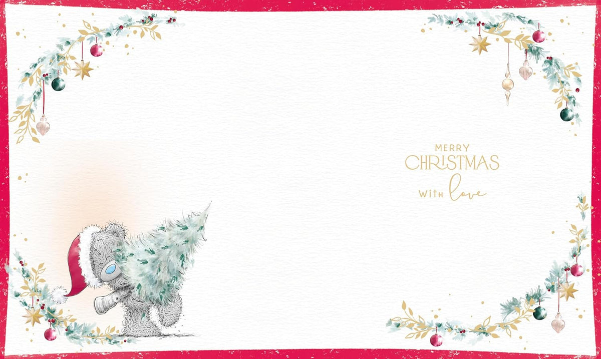 Bear With Tree Fabulous Nanny Christmas Card