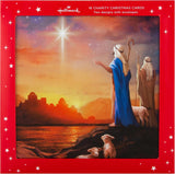Traditional Religious Nativity Scene 16 Pack 2 Designs Charity Christmas Cards