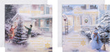 Scenic Thomas Kinkade 16 Pack 2 Designs Charity Christmas Cards