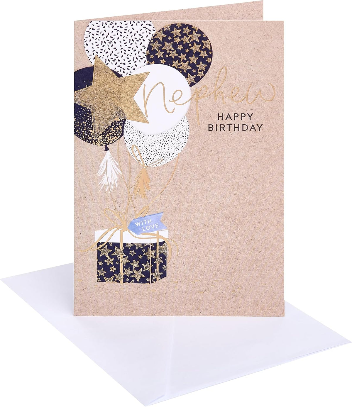 Balloons Design Nephew Birthday Card
