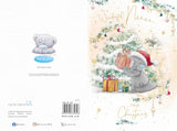 Bear Holding Up Present Wonderful Niece Christmas Card