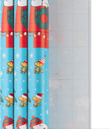 Peanuts, Snoopy & Woodstock Pack of 3 Christmas 6m Wrapping Paper