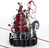 Jack Skellington Zero Design 3D Pop Up Nightmare Before Christmas Card