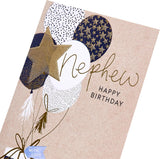 Balloons Design Nephew Birthday Card