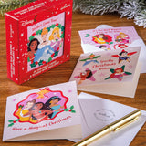 Disney Princess Pack of 20 in 4 Designs Christmas Cards