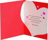 Couple with Leopardprint Design Girlfriend Birthday Card