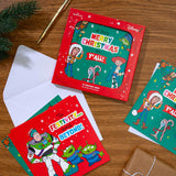 Disney Toy Story Pack of 10 in 2 Fun Designs Christmas Cards