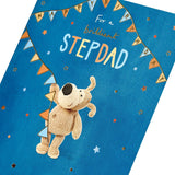 Boofle with Bunting Stepdad Birthday Card