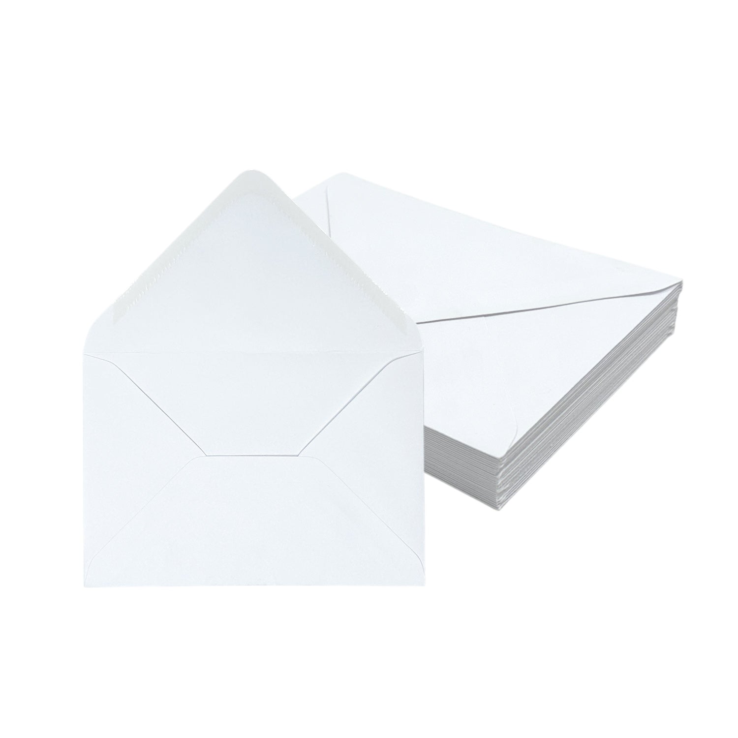 Pack of 50 White 100gsm 108x159mm Gummed Envelopes