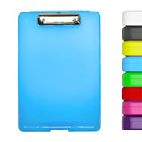 Pack of 8 Assorted Colour A4 Clipboard Box Files
