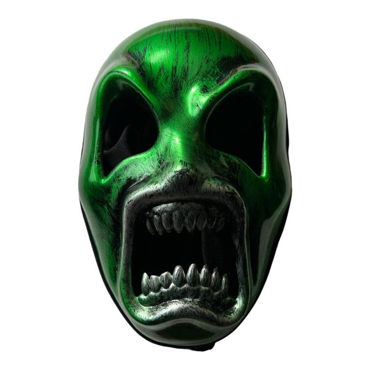 Metallic Green Face Mask {DC}