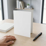 Pack of 5 A4 Blank White 260gsm Greeting Cards – Design Your Own Cards