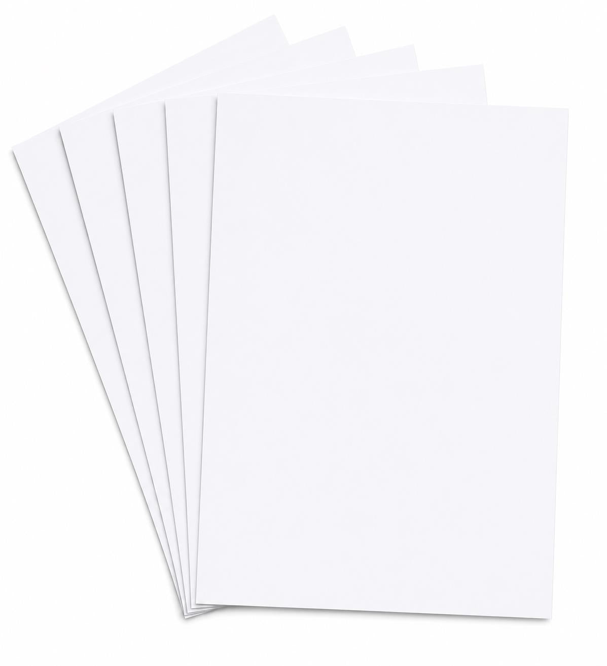 Pack of 5 A4 Blank White 260gsm Greeting Cards – Design Your Own Cards