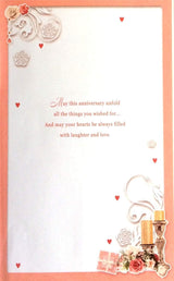 Congratulations To Grandson & Wife On Your Anniversary Open Opacity Card