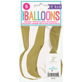 Pack of 5 Happy 50th Anniversary 12" Latex Balloons