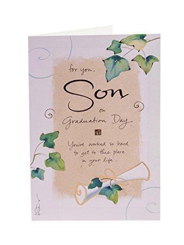 Son Green Leaf Graduation Day Card By Carlton