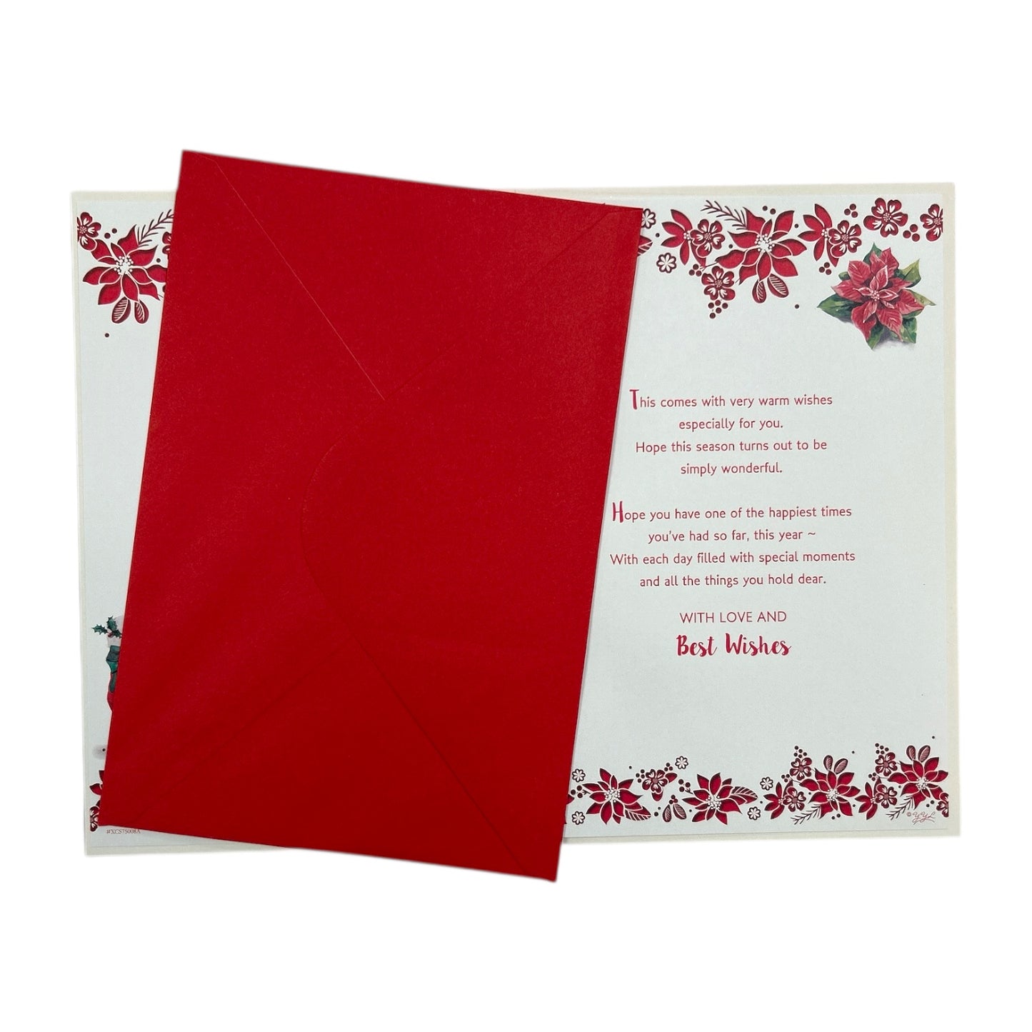 Stylish Wishes for a Fabulous Daughter Christmas Card