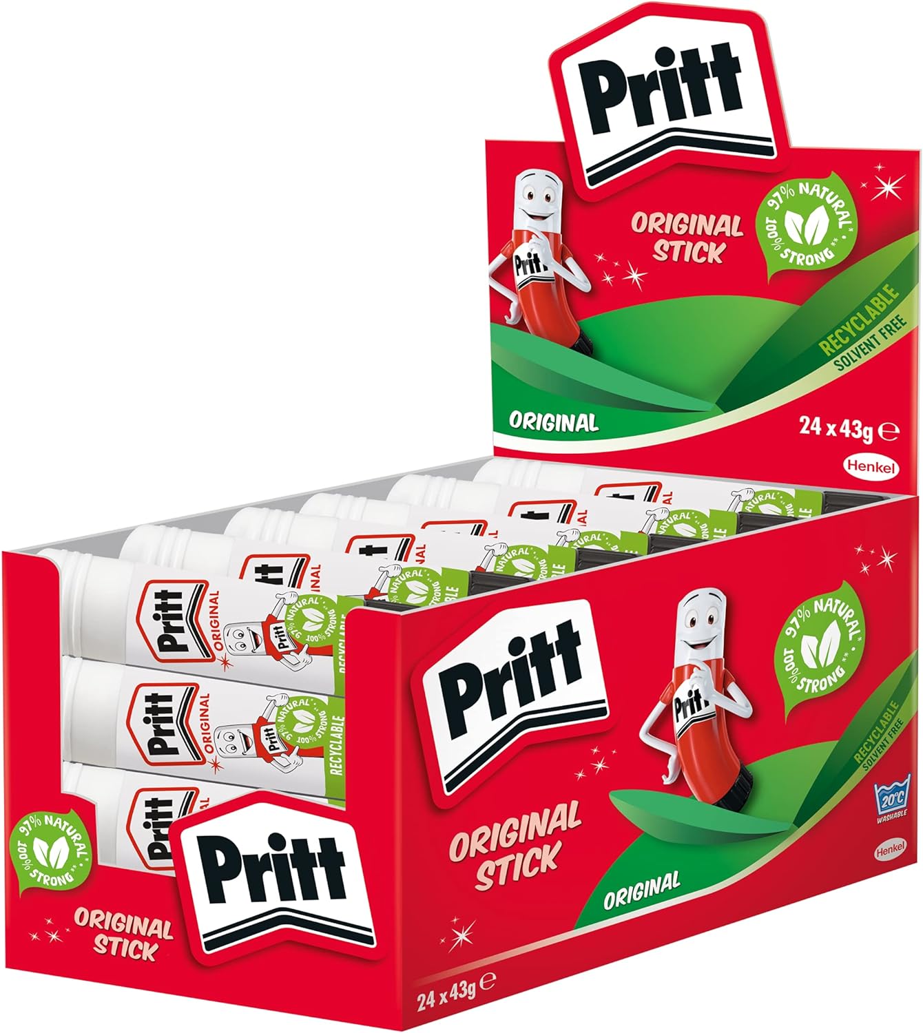 Single Pritt Stick Glue Stick 43g