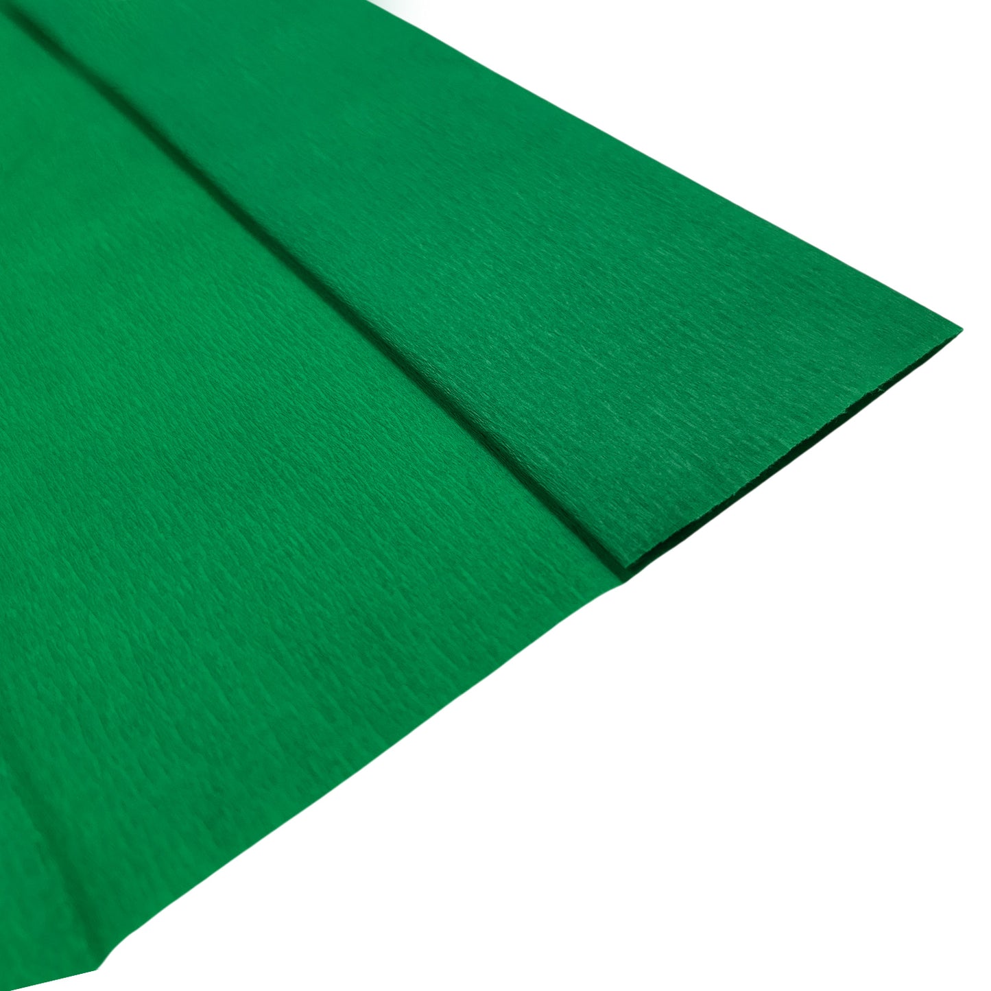 Dark Green Crepe Paper Sheet 50cm x 2m 17GSM 35% Stretch Craft Paper