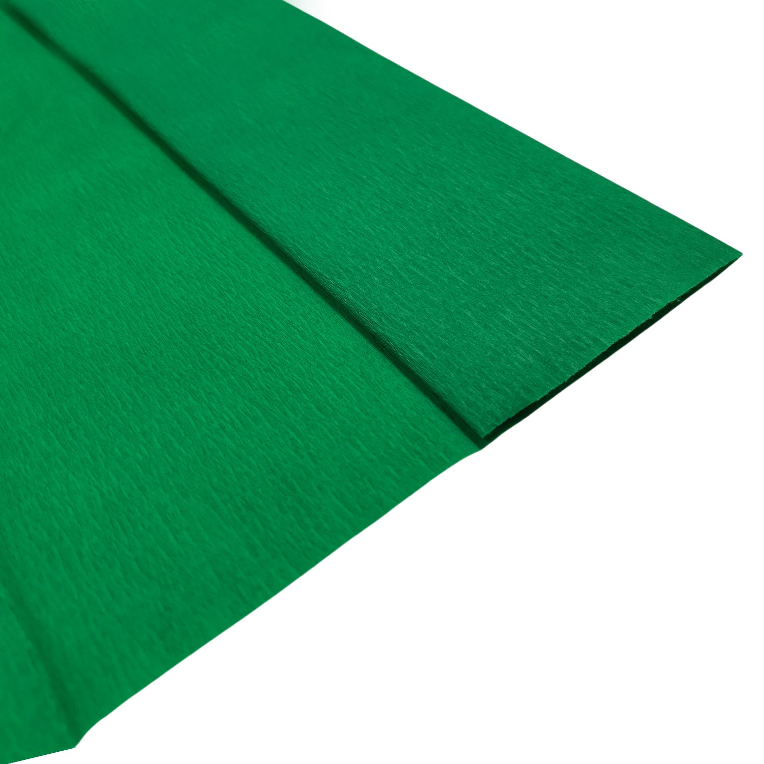 Dark Green Crepe Paper Sheet 50cm x 2m 17GSM 35% Stretch Craft Paper