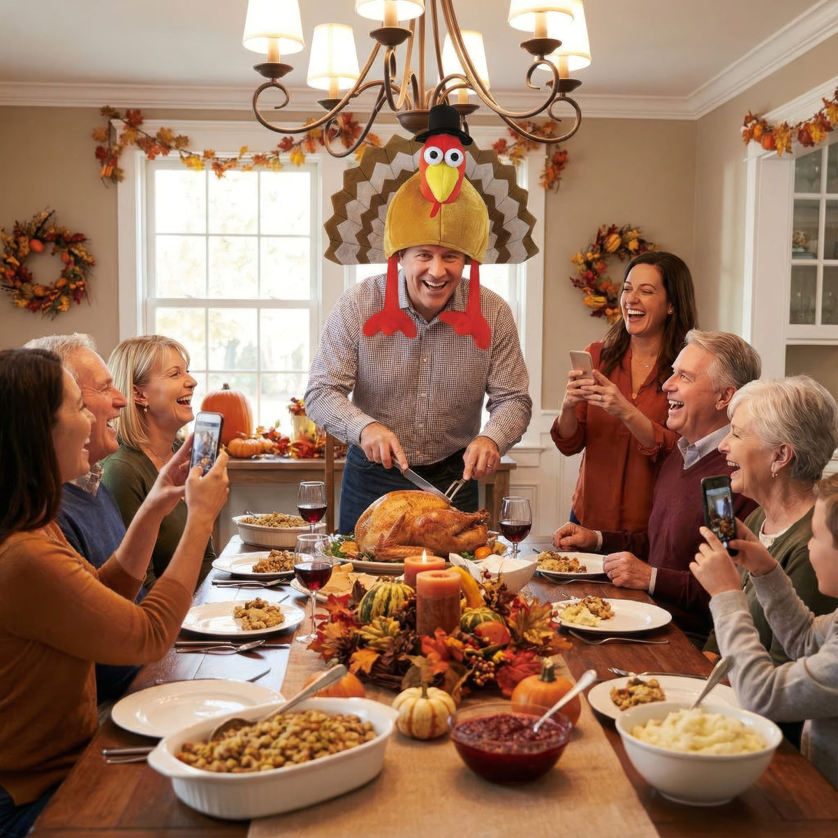 Funny Funky Turkey Hat