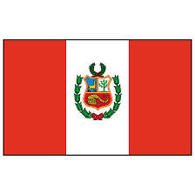 Peru Flag 5ft X 3ft {DC}