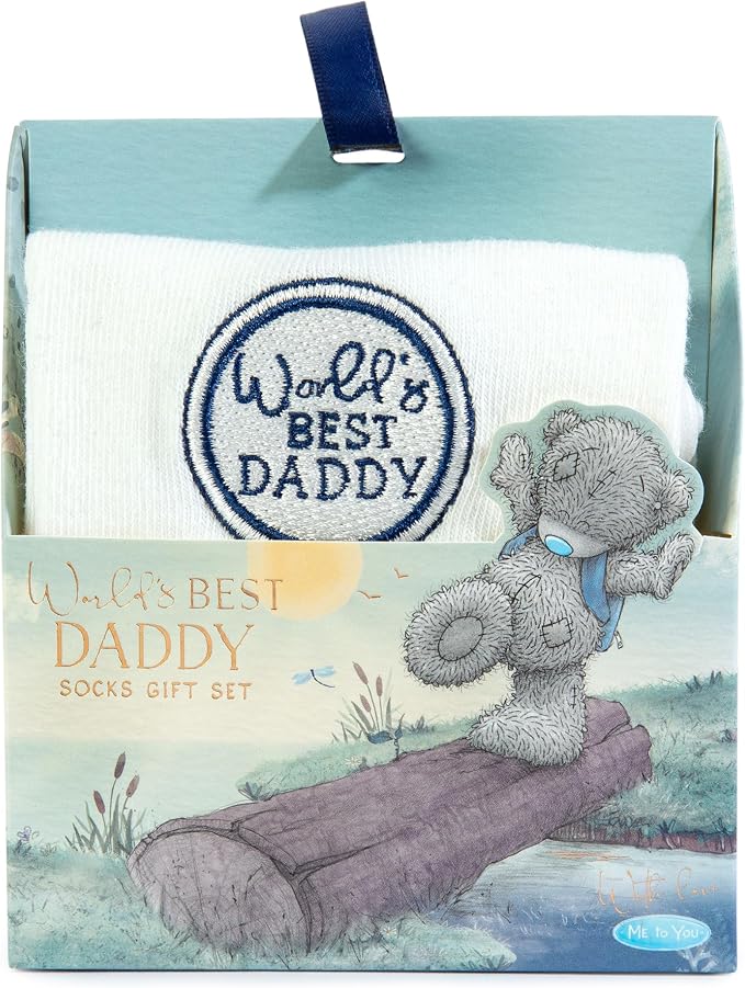 Me to You 'World's Best Daddy' Socks In Gift Box For Father's Day Or Birthday Official Collection