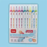 Pack of 10 Erasable Highlighters