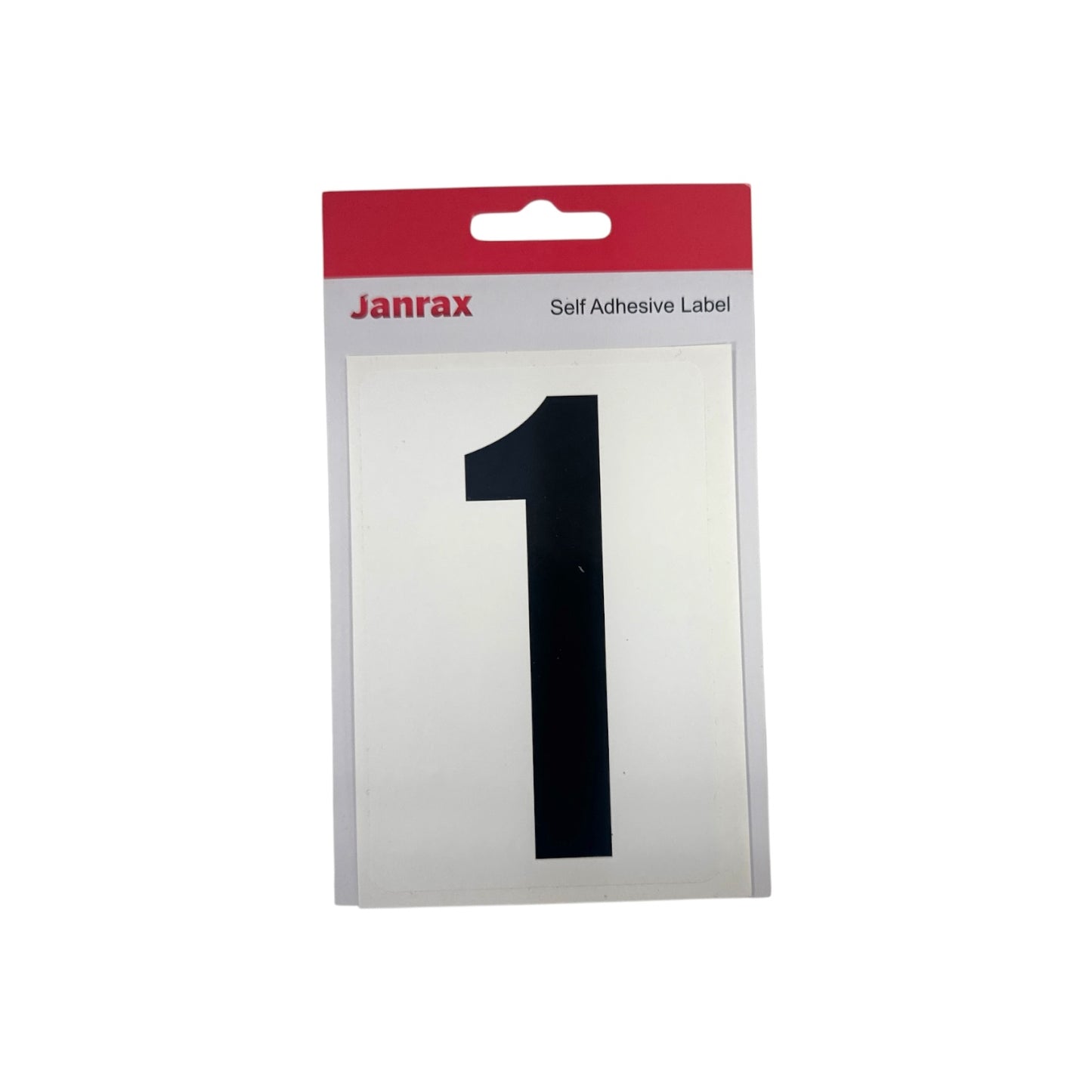 Waterproof Wheelie Bin Black Number 1 Sticker