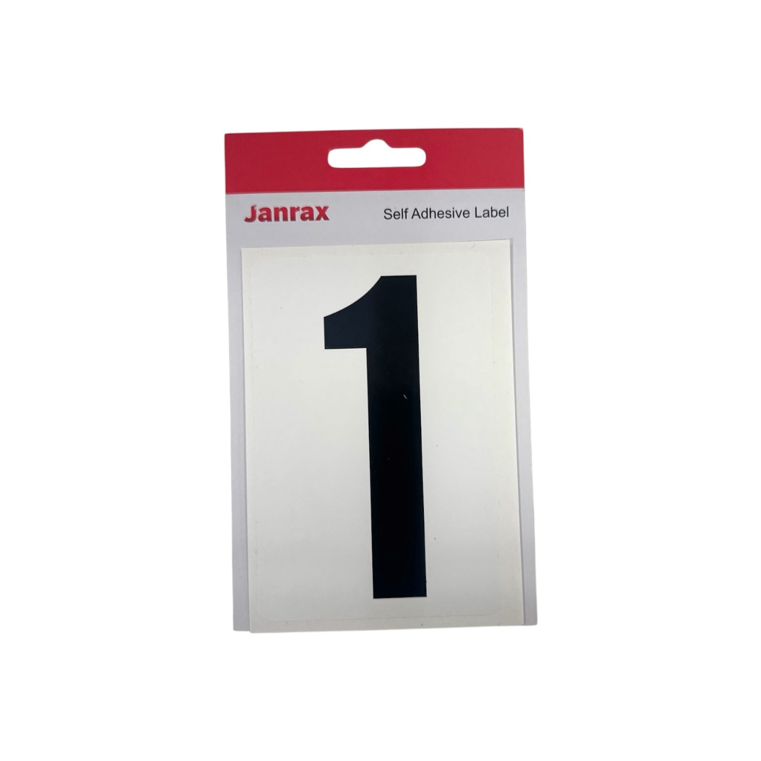 Waterproof Wheelie Bin Black Number 1 Sticker