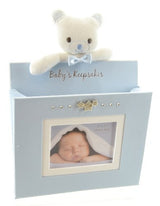 Widdop Bingham Juliana Baby Boy's Keepsake Wall Frame & Pouch - Blue