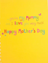 Best Mummy I Love You, Mother's Day Greetings Card