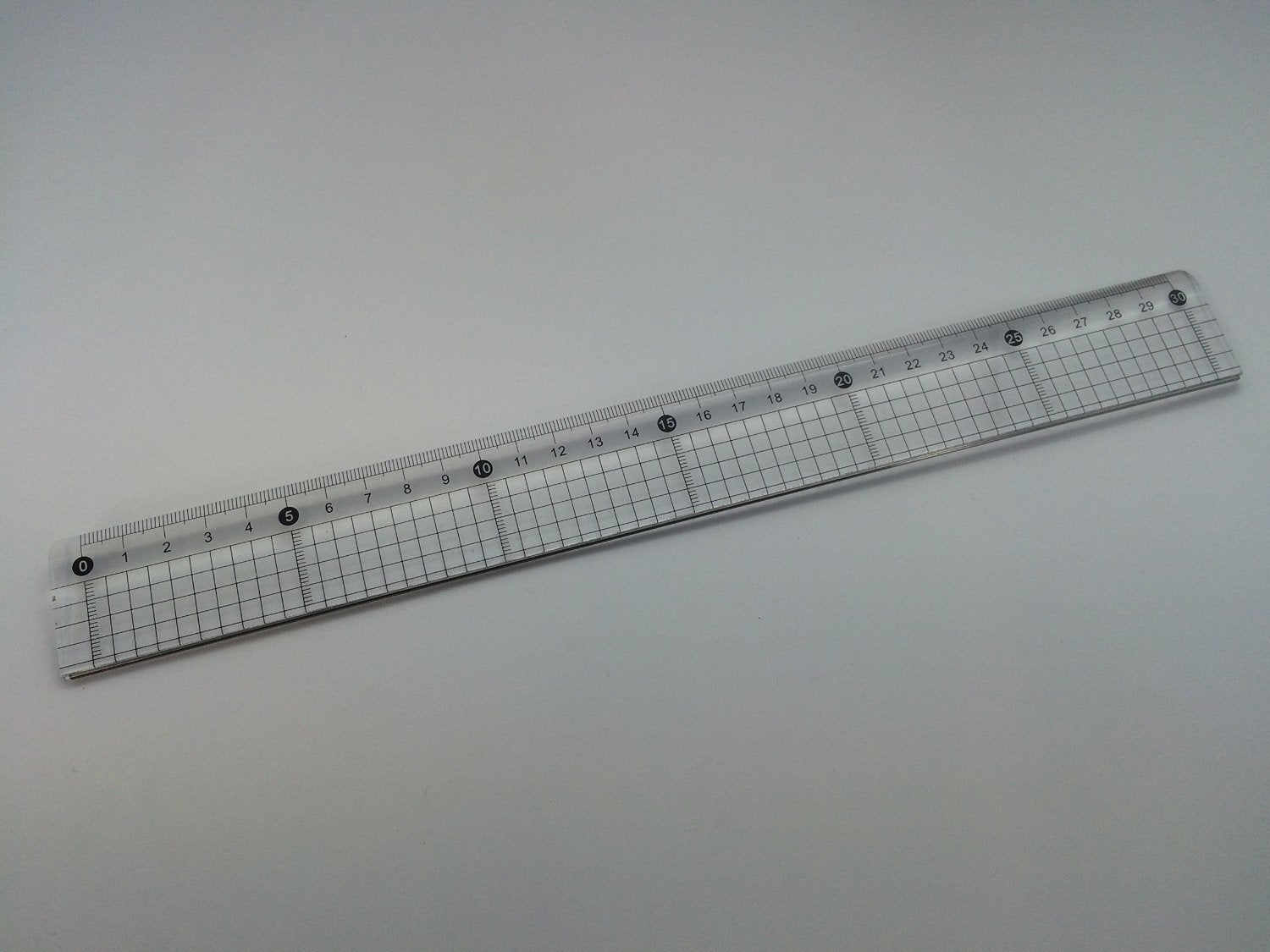 30cm Acrylic Cutting Ruler with Steel Edge