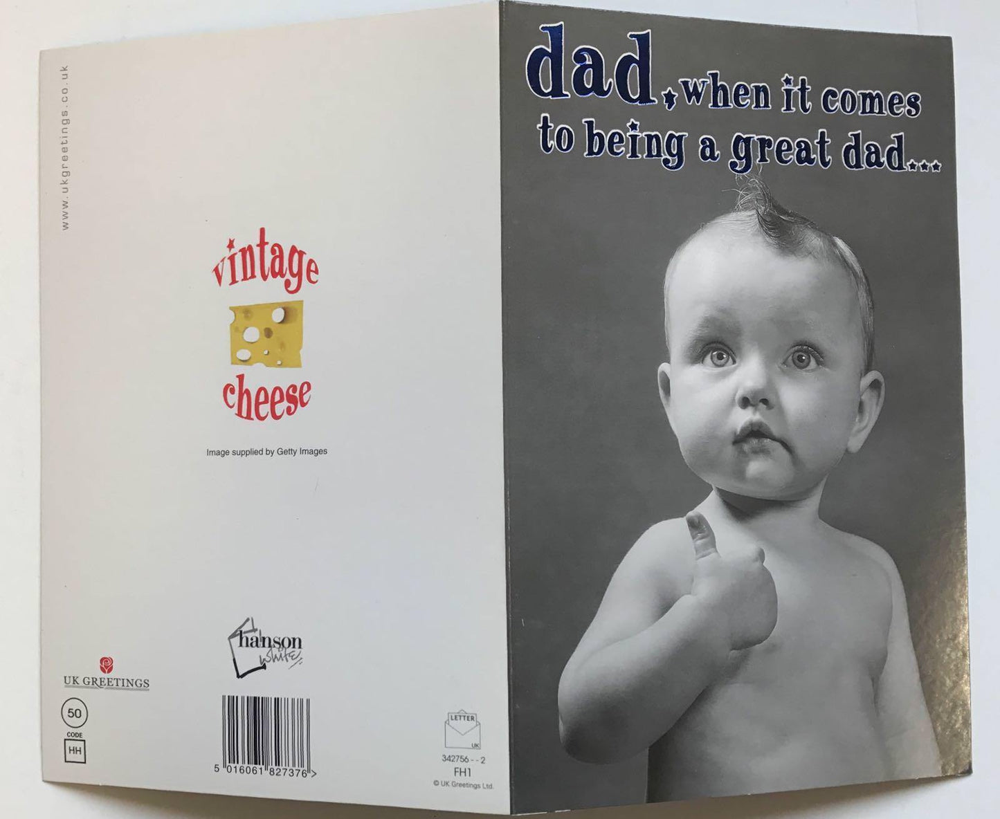 Thumbs Up Dad Father's Day Card 