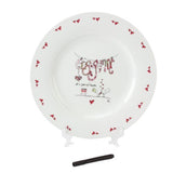 Tracey Russell Engagement Personalisable Plate & Pen Gift Set