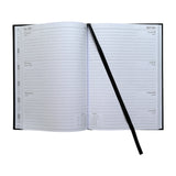 Janrax 2027 A5 Week To View Black Desk Diary
