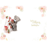 Bear With Ladder And Plant Pots Mother's Day 3D Keepsake Card