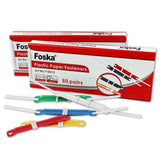 Pack of 50 Assorted Colour Paper Fasteners
